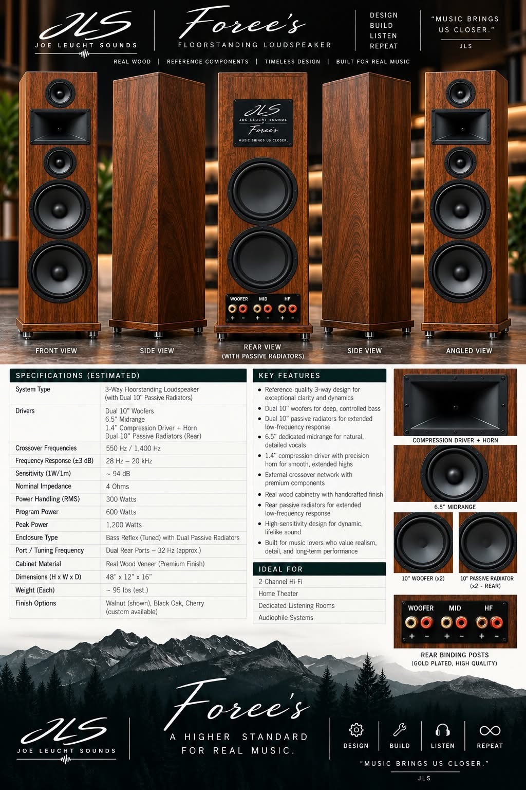 JLS Foree's specification sheet